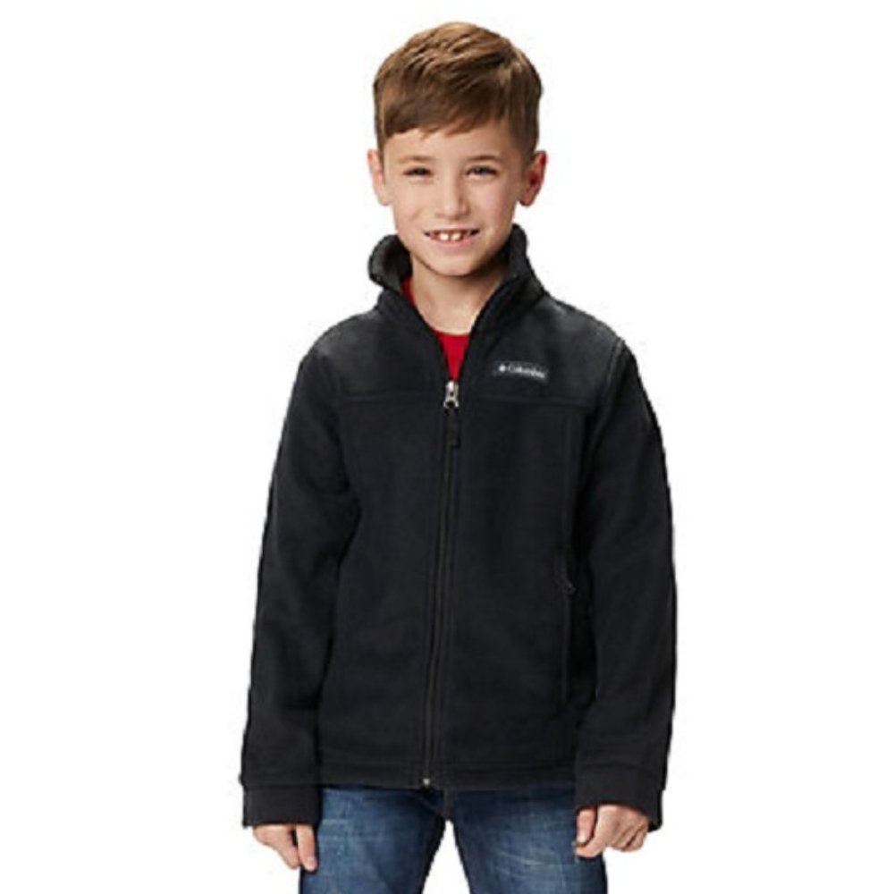 Columbia Kids Mountain Fleece Zip Up Jacket Black